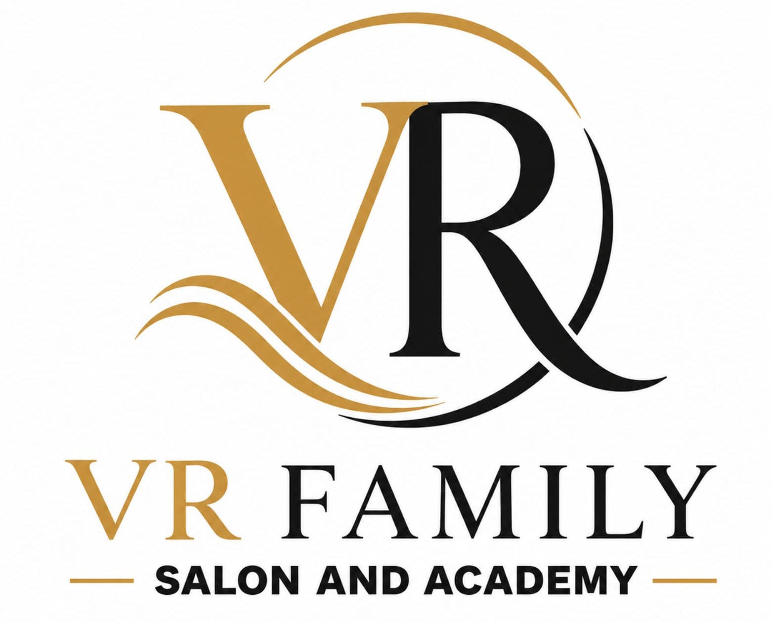 VR Family Salon and Academy Logo